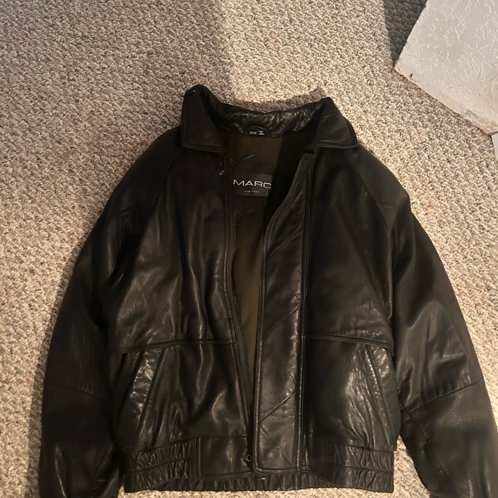 Black Leather Jacket for Men